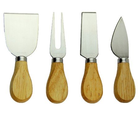 Conjunto de utensílios para queijo wood | Westwing
