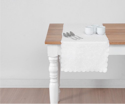 Caminho de Mesa Ibis Outono Branco, Colorido | WestwingNow