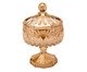 Pote Decorativo em Cristal Louise Âmbar, Colorido | WestwingNow