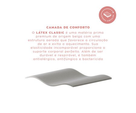 Colchão Zissou Coral Firme Linha Circular | Westwing