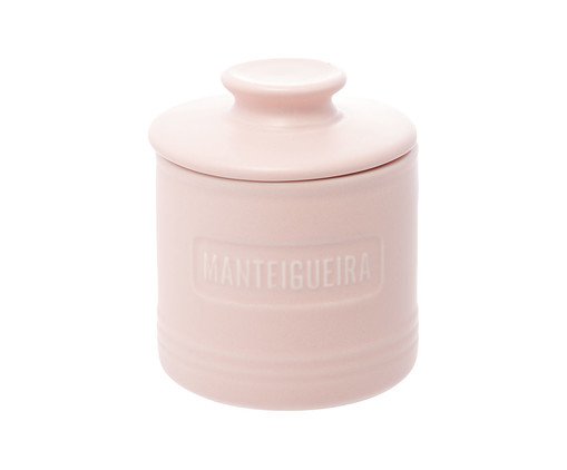 Manteigueira Francesa Matte Rosa, Rosa | WestwingNow