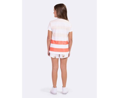 Pijama Manga Curta Infantil Dreams Branco | Westwing