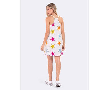 Camisola de Alça Estrelas do Mar Branco | Westwing