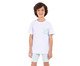 Pijama Manga Curta Masculino Infantil Verde e Branco Branco, white | WestwingNow