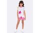 Pijama Manga Curta Infantil Estrelas do Mar Branco, white | WestwingNow