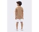 Pijama Manga Curta Masculino Infantil Feelings Marrom, brown | WestwingNow