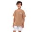 Pijama Manga Curta Masculino Infantil Feelings Marrom, brown | WestwingNow