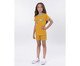 Pijama Manga Curta Infantil Dreamer Mostarda, yellow | WestwingNow