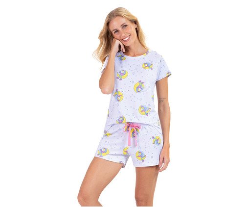 Pijama Manga Curta Turma da Bia Dreams Branco, white | WestwingNow