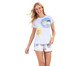 Pijama Manga Curta Turma da Bia Friendship Branco, white | WestwingNow