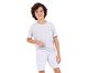 Pijama Manga Curta Masculino Infantil Cinza Mescla, white | WestwingNow