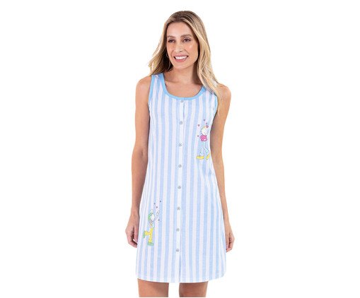 Camisola Regata Aberta Turma da Bia Romance Azul, blue | WestwingNow