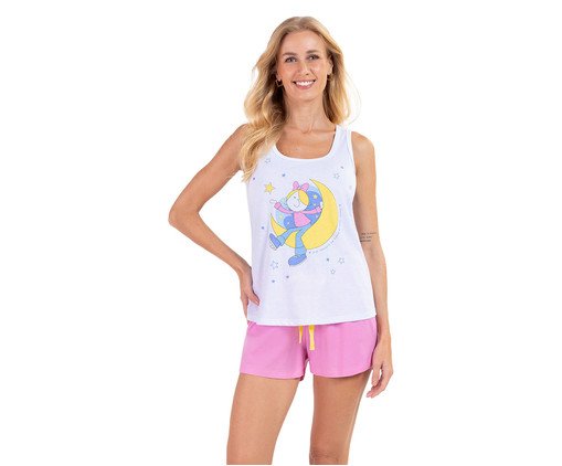 Pijama Regata Turma da Bia Dreams Branco, white | WestwingNow