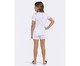 Pijama Manga Curta Manga Curta Infantil Turma da Bia Bem Estar Branco, white | WestwingNow