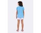 Pijama Manga Curta Infantil Turma da Bia Bike Azul, blue | WestwingNow