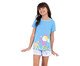 Pijama Manga Curta Infantil Turma da Bia Bike Azul, blue | WestwingNow