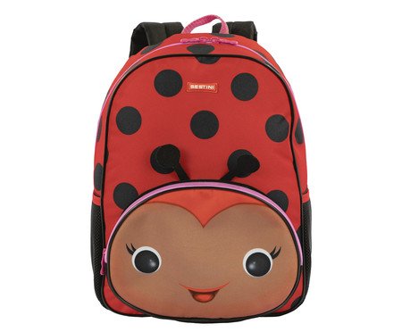Mochila M Sestini Kids X Joaninha Colorido