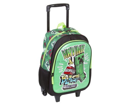 Mochila de Rodinhas G Minecraft X Colorido, multicolor | WestwingNow