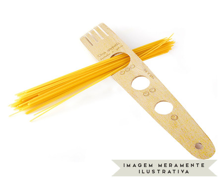 Garfo Medidor para Spaghetti Mansur - Natural | WestwingNow