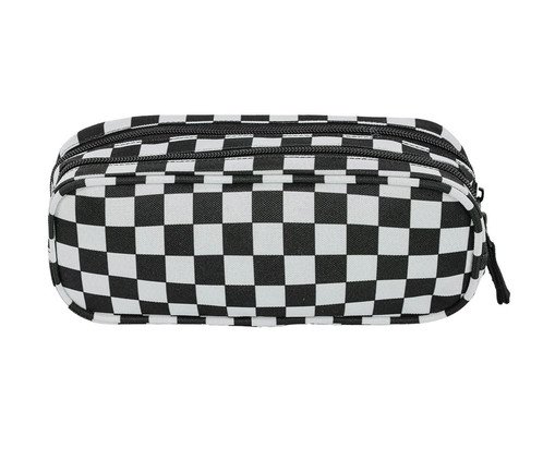 Estojo 2 Comp Xadrez Pb, black | WestwingNow