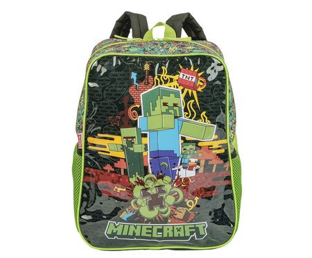 Mochila G Minecraft M Fun Colorido