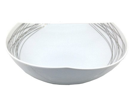 Bowl para Salada em Porcelana Fili Platino | Westwing