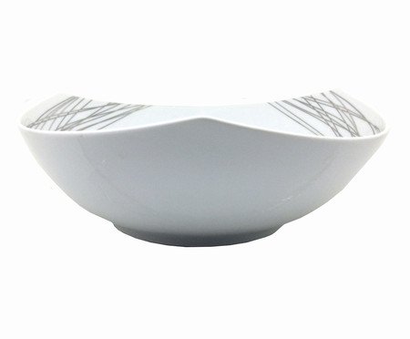 Bowl para Salada em Porcelana Fili Platino | Westwing