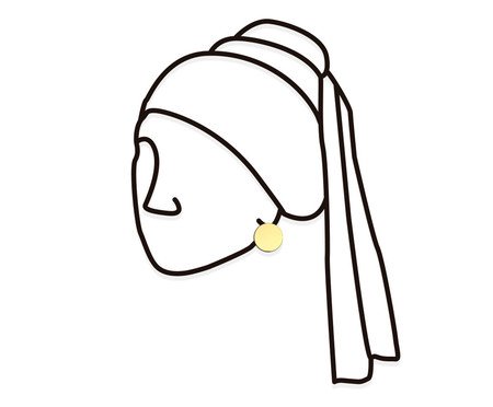 Placa de Madeira Parede A Menina - Preta | Westwing