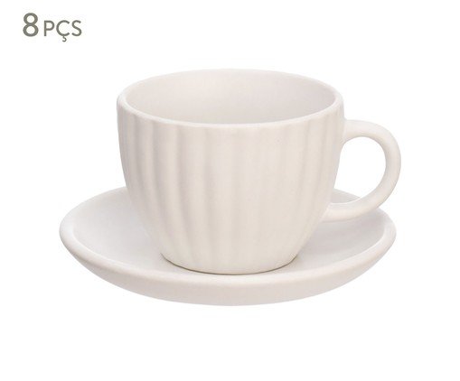 Jogo de Xícara para Chá Bella Branco, multicolor | WestwingNow