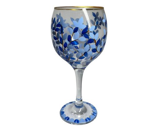 Taça Folhagem Azul, multicolor | WestwingNow