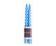 Jogo de Velas Espiral Azul Claro, multicolor | WestwingNow