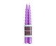 Jogo de Velas Espiral Lilas, multicolor | WestwingNow