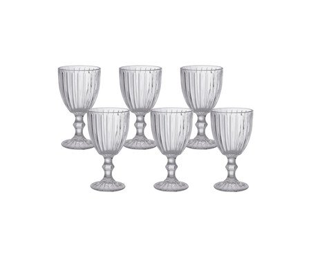 Jogo de Taças para Vinho Meli Transparente | Westwing