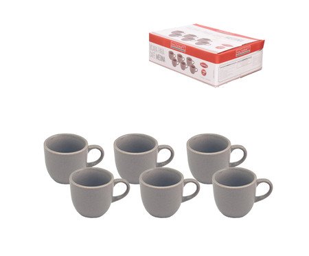 Jogo de Xícaras para Café Medi Marrom | Westwing