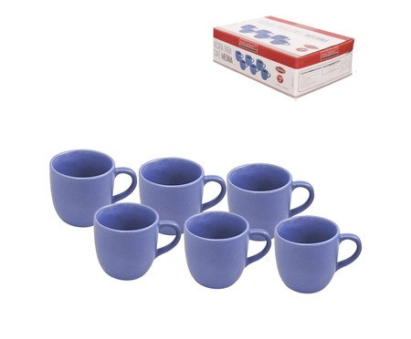 Jogo de Xícaras para Café Medi Azul | Westwing