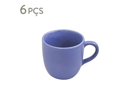 Jogo de Xícaras para Café Medi Azul | Westwing
