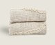 Manta Ondas Tufting Off-White, Off White | WestwingNow