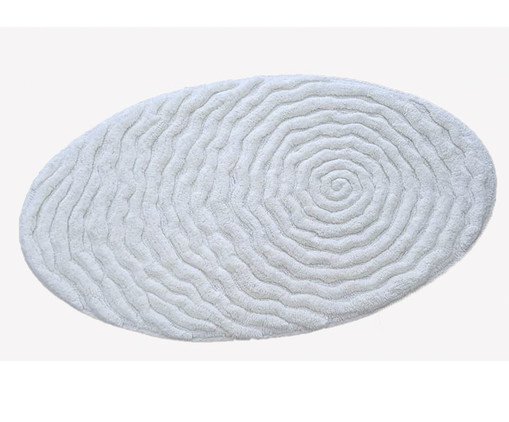 Tapete Organico Espiral Soft Off-White, Off White | WestwingNow