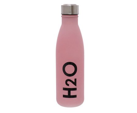 Garrafa de Vidro H2O Rosa | Westwing