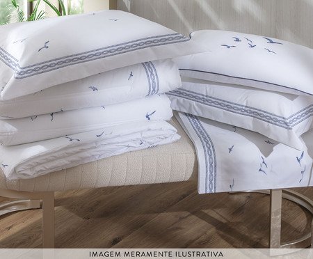 Capa de Almofada Bordada Cannes | Westwing