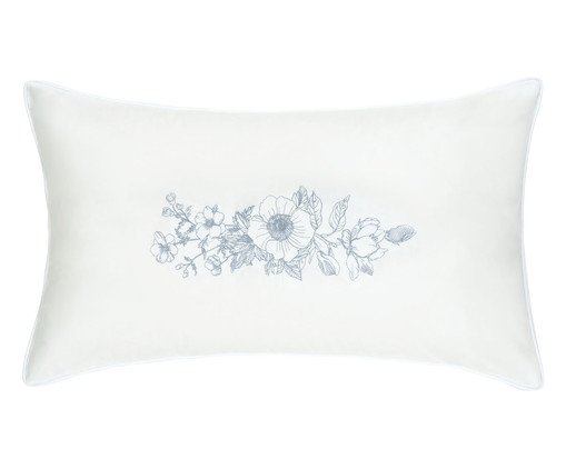 Capa de Almofada Bordada Limoges, white | WestwingNow