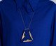 Colar Lourdes Banho De Prata Azul, silver or metallic | WestwingNow