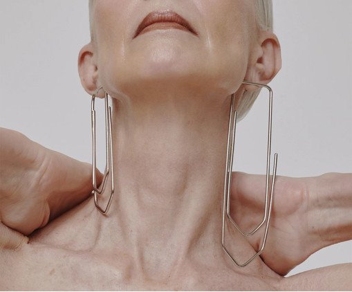 Brinco Clips Irregular Banho De Prata, silver or metallic | WestwingNow