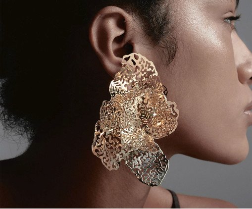 Brinco Lucena Banho De Prata, silver or metallic | WestwingNow