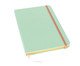 Caderneta Color Blocking Candy Verde Menta e Coral Miolo Liso, Verde | WestwingNow