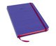 Caderneta Color Blocking Roxo e Rosa Miolo Liso, Roxo | WestwingNow