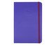 Caderneta Color Blocking Roxo e Rosa Miolo Liso, Roxo | WestwingNow