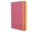 Caderneta Color Blocking Rosa e Amarelo Miolo Liso, Rosa | WestwingNow