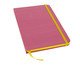 Caderneta Color Blocking Rosa e Amarelo Miolo Liso, Rosa | WestwingNow