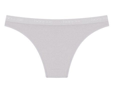Calcinha Biquíni Em Algodão - Branco | Westwing
